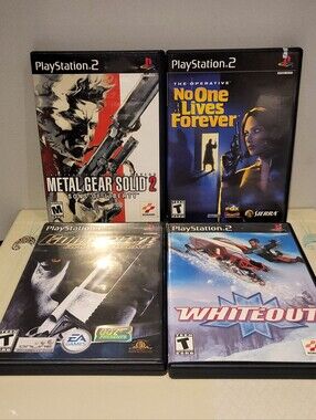 Lot Of 4 Playstation 2 Games (PS2)